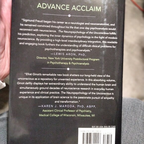 THE NEUROPSYCHOLOGY OF THE UNCONSCIOUS Efrat Ginot HD DJ - Picture 2 of 2